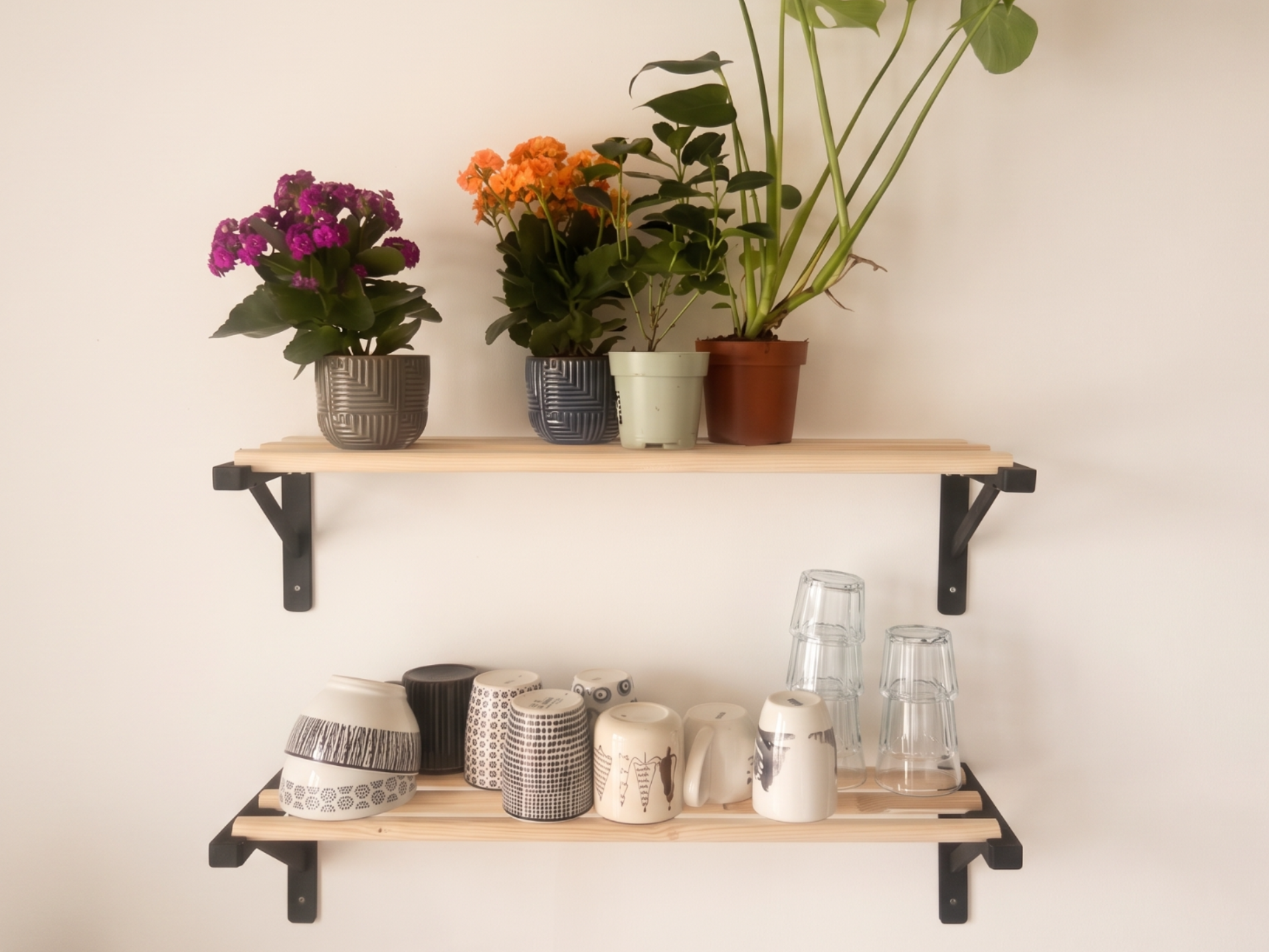 Parametric Log Shelf Bracket 3D printable design
