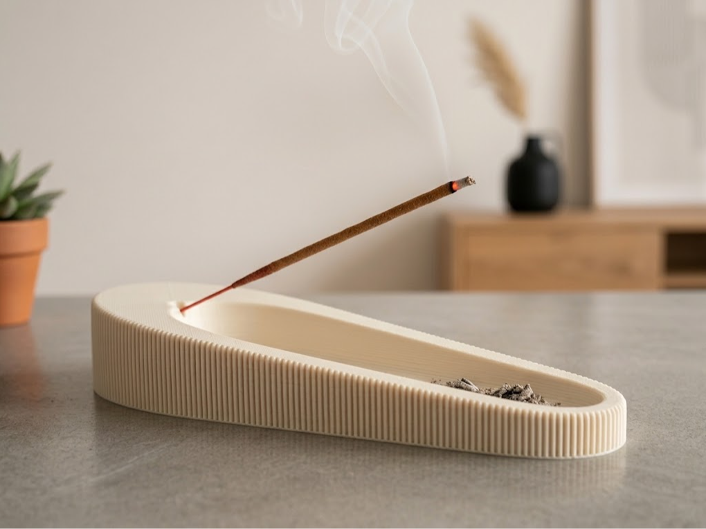 Japandi Incense Holder 3D printable design