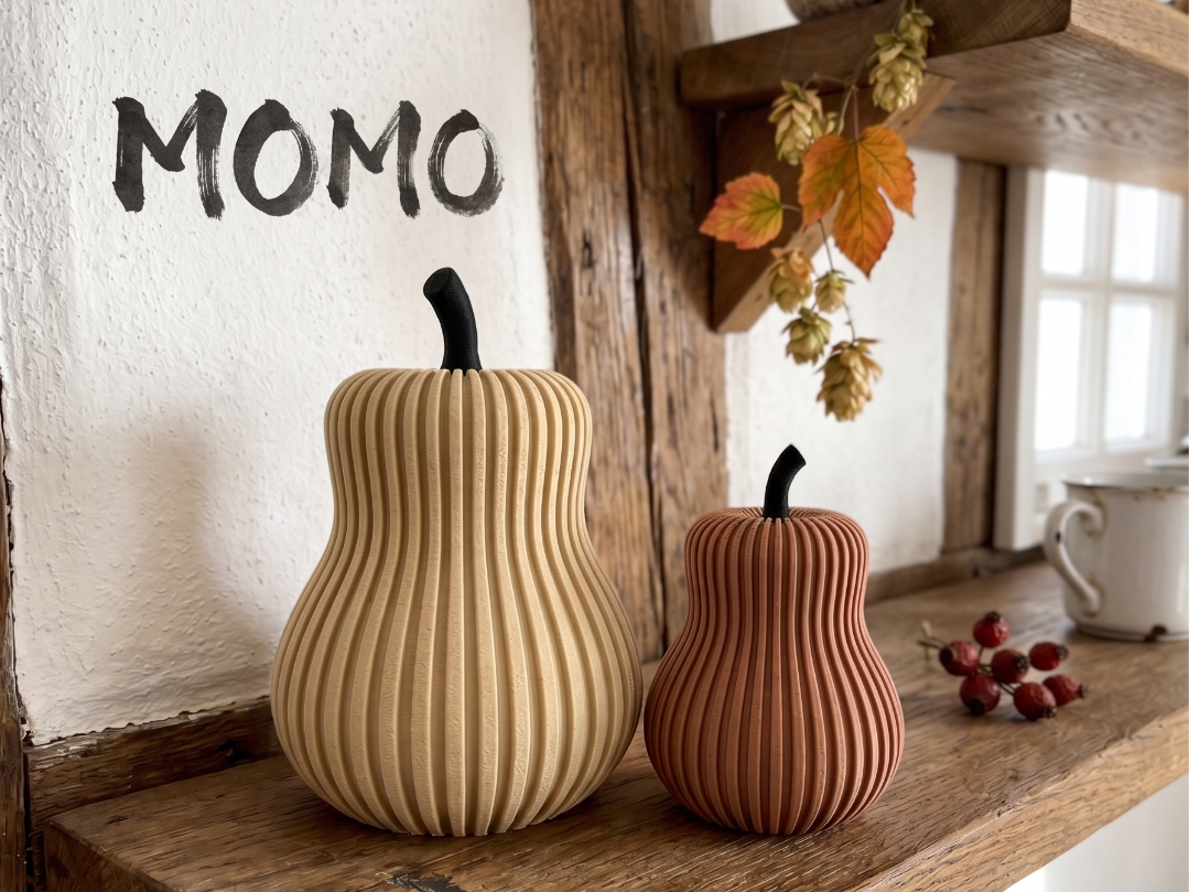 Momo — Japandi Pumpkin Minimalist Decor 3D printable design