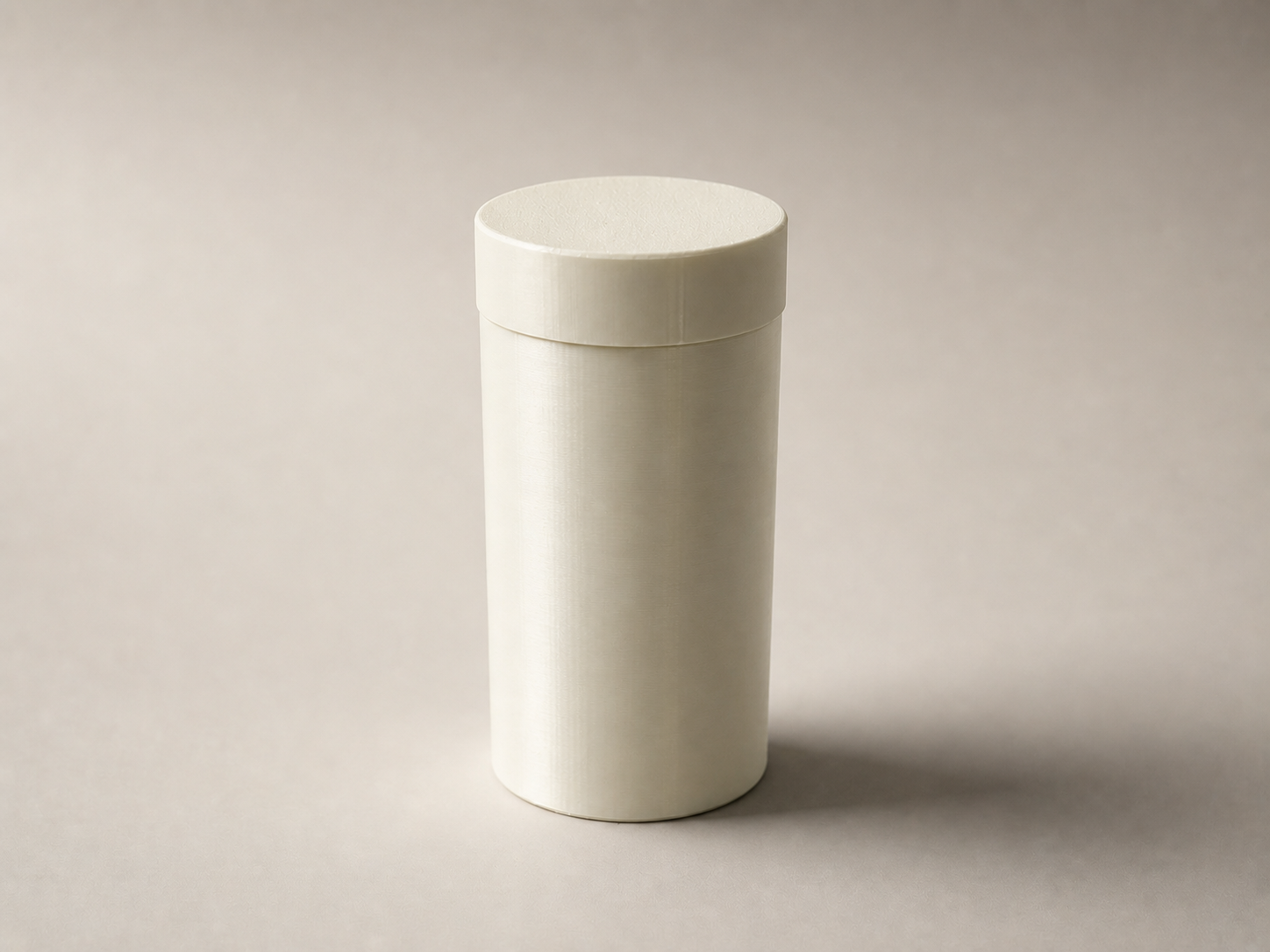 Tall Storage Canister with Lid — 50x97 mm, Vase Mode Print 3D printable design